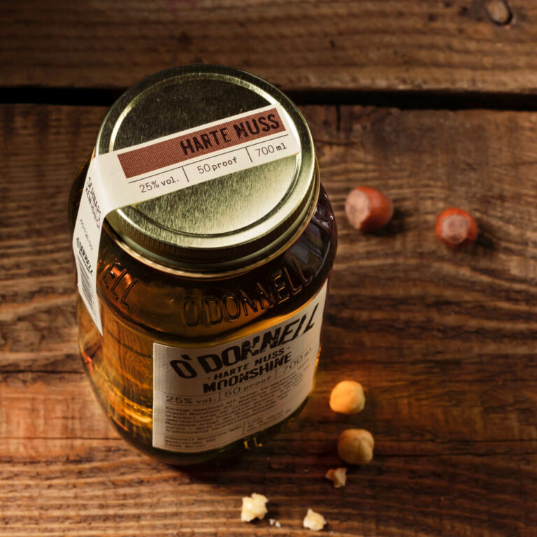 O'Donnell Moonshine „Harte Nuss“ – Likör (700ml - 25% vol.) – Bild 2