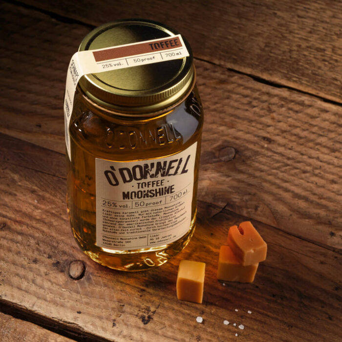 O'Donnell Moonshine „Toffee“ – Likör (700ml - 25% vol.) – Bild 2