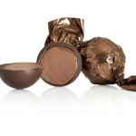 Schokoladenkugel (braun) – Dunkle Schokolade mit Karamell und Meersalz