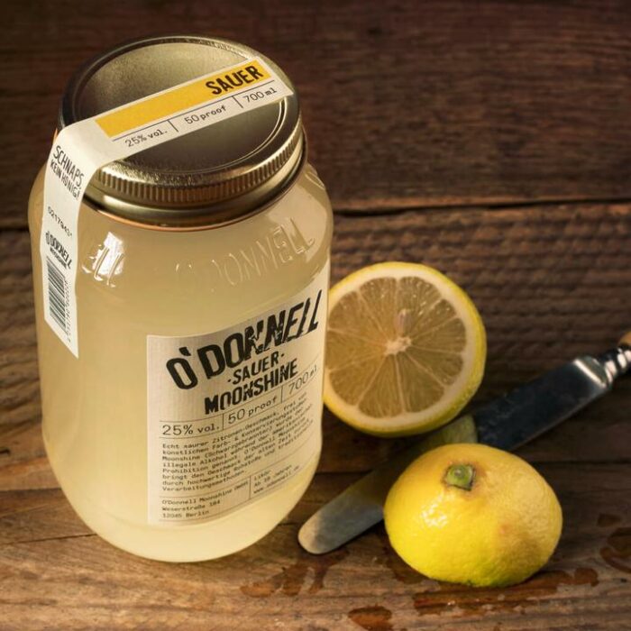 O'Donnell Moonshine „Sauer“ – Likör (700ml - 25% vol.) – Bild 2
