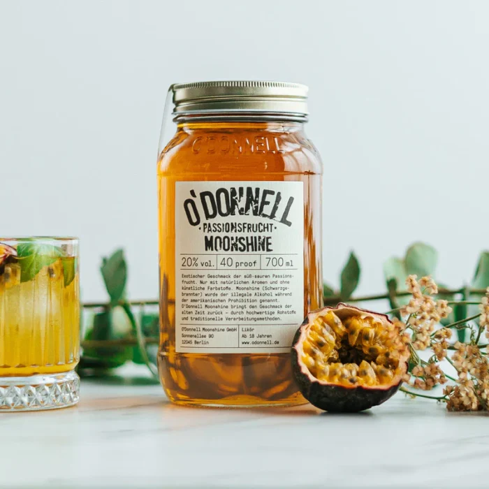 O'Donnell Moonshine „Passionsfrucht“ (700ml - 20% vol.) – Bild 2