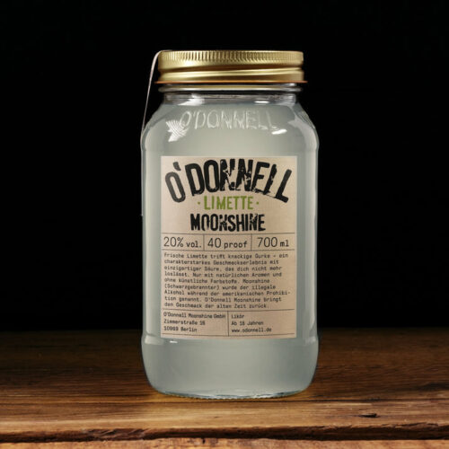 O'Donnell Moonshine „Limette“ – Likör (700ml - 20% vol.)